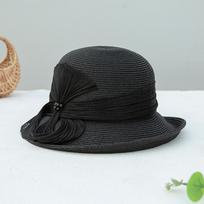 Aukščiausios klasės tikro šilko kanapių šiaudų skrybėlė išskirtinė elegantiška suvyniojama paplūdimio skrybėlė, madinga, sulankstoma moteriška skrybėlė nuo saulės 56-58CM