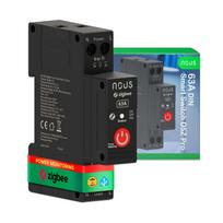 Nous D5Z Pro Zigbee 1 kanalo 32A išmanioji relė and DIN bėgelio