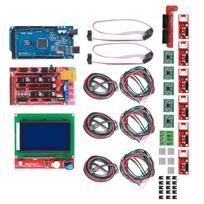 3D Printer Kit RAMPS 1.4 12864 Controller + A4988 Chip Board Parts Fit for Reprap