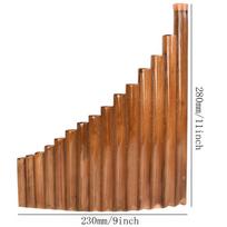 Pan fleita 15 vamzdelių G tonacija Bambukinė pan fleita Kinų tradicinis muzikos instrumentas Pan vamzdeliai
