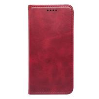 Magnetic Calfskin Leather Case for Google Pixel 10A - Japan Compatible Google Pixel 10A raudona