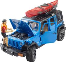Žaislinis automobilis Bruder Jeep Wrangler Rubicon 02529 , mėlynas