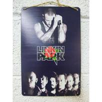 Linkin Park Metalinė skardinė lentelė, Vintažinis grupės plakatas Sienos dekoras 30