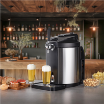 Caso Beer Dispenser | BeerMaster | Freestanding | Stainless Steel/Black