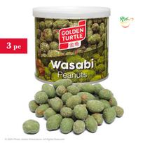 Žemės riešutai su vasabi, Wasabi peanuts, Golden Turtle Brand, 3x140g