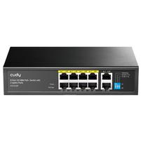 SWITCH POE FS1010P 8 PRIEVADŲ CUDY
