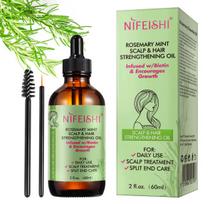 Nifeishi rozmarino mėta, galvos odą ir plaukus stiprinantis aliejus, 60 ml