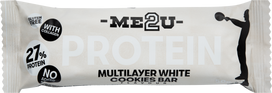 Proteino batonėlis Me2U Protein Multilayer White Cookies, 50 g