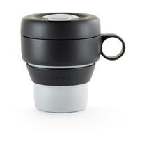 Juodos spalvos termo puodelis 400 ml To Go – Lékué