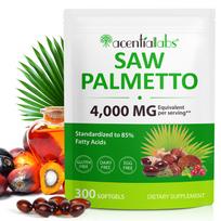 AcentialLabs Saw Palmetto – Gulsčioji serenoja (standartizuotas), 300 kapsulių