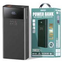 Atsarginis maitinimo šaltinis ("Power Bank") LIVMAN RPP-672 - greito įkrovimo išorinė baterija su trimis išėjimais, 20000mAh, 22,5W