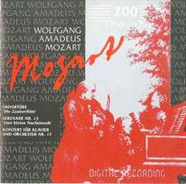 CD Mozart* - Ouvertüre 'Die Zauberflöte' / Serenade Nr. 13 'Eine Kleine Nachtmusik' / Konzert Für Klavier Und Orchester Nr. 17
