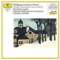 CD Wolfgang Amadeus Mozart, & Friedrich Gulda, & Vienna Philharmonic Orchestra*, & Claudio Abbado - Piano Concertos Nos. 20 & 21