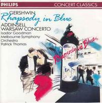 CD Isador Goodman, & Patrick Thomas , & Aldo Ceccato, & Melbourne Symphony Orchestra, & Orchestre National De L'Opéra De Monte-Carlo - Gershwin - Rhapsody In Blue - Addinsell - Warsaw Concerto - Isador Goodman