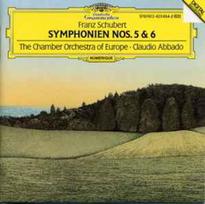CD Franz Schubert - & The Chamber Orchestra Of Europe, & Claudio Abbado - Symphonien Nos. 5 & 6
