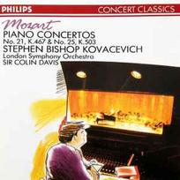 CD Mozart & Stephen Bishop Kovacevich & London Symphony Orchestra & Sir Colin Davis - Piano Concertos No. 21, K.467 & No. 25, K.503