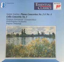 CD Saint-Saëns* • & Philippe Entremont • & Leonard Rose • & Philadelphia Orchestra* • & Eugene Ormandy - Piano Concertos Nos. 2 & 4 / Cello Concerto No. 1