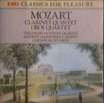 CD Mozart* / & Chilingirian String Quartet, & Andrew Marriner, & Gordon Hunt - Clarinet Quintet, Oboe Quartet
