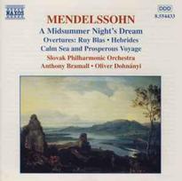 CD Mendelssohn*, & Slovak Philharmonic Orchestra, & Anthony Bramall • & Oliver Dohnányi* - A Midsummer Night's Dream (Overtures: Ruy Blas • Hebrides • Calm Sea And Prosperous Voyage)
