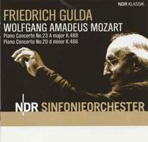 CD Friedrich Gulda, & NDR Sinfonieorchester, & Wolfgang Amadeus Mozart - Piano Concerto No.23 A Major K.488 / Piano Concerto No.20 D Minor K.466