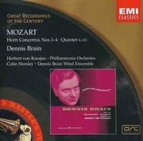CD Mozart* / & Dennis Brain, & Herbert von Karajan, & Philharmonia Orchestra, & Colin Horsley, & Dennis Brain Wind Ensemble - Horn Concertos Nos.1-4 • Quintet K.452