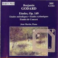 CD Benjamin Godard, & Jean Martin - Etudes, Op. 149