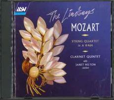 CD Mozart* / & The Lindsays, & Janet Hilton - String Quartet In A K464; Clarinet Quintet