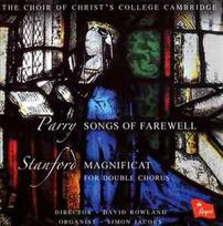 CD The Choir Of Christ's College, Cambridge, & Parry*, & Stanford*, & David Rowland, & Simon Jacobs - Songs Of Farewell; Magnificat