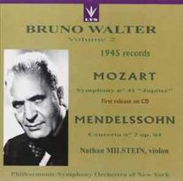 CD Mozart*, & Mendelssohn*, & Bruno Walter, & Nathan Milstein, & Philharmonic-Symphony Orchestra Of New York - Volume 2