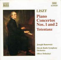 CD Liszt*, & Joseph Banowetz, & Slovak Radio Symphony Orchestra, & Oliver Dohnanyi - Piano Concertos Nos. 1 and 2 / Totentanz