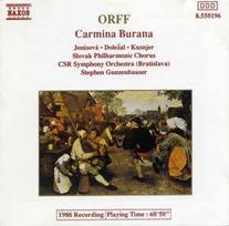 CD Orff*, & Jenisová* • & Doležal* • & Kusnjer*, & Slovak Philharmonic Chorus, & CSR Symphony Orchestra (Bratislava)*, & Stephen Gunzenhauser - Carmina Burana
