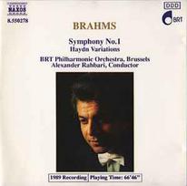 CD Brahms* - & BRT Philharmonic Orchestra, Brussels*, & Alexander Rahbari - Symphony No. 1 • Haydn Variations