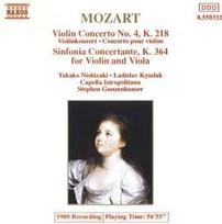 CD Mozart* - & Takako Nishizaki, & Ladislav Kyselak*, & Capella Istropolitana, & Stephen Gunzenhauser - Violin Concerto No. 4, K. 218 (Violinkonzert, Concerto Pour Violon) / Sinfonia Concertante, K. 364 For Violin And Viola