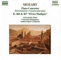 CD Mozart* - & Jenö Jandó, & Concentus Hungaricus, & András Ligeti - Piano Concertos K.466 & 467 "Elvira Madigan"