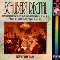CD Geoffrey Saba, & Schubert* - Schubert Recital