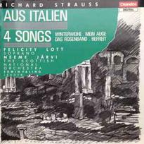 CD Richard Strauss, & Felicity Lott, & The Scottish National Orchestra* / & Neeme Järvi, & Edwin Paling - Aus Italien / 4 Songs