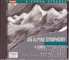 CD Richard Strauss, & Felicity Lott, & The Scottish National Orchestra*, & Neeme Järvi - An Alpine Symphony / Four Songs