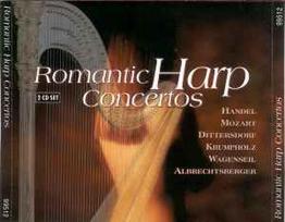 CD Handel*, & Mozart*, & Dittersdorf*, & Krumpholz*, & Wagenseil*, & Albrechtsberger* - Romantic Harp Concertos