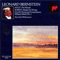 CD Leonard Bernstein, & Holst*, & Barber*, & Elgar*, & New York Philharmonic* - The Planets / Adagio For Strings / Pomp And Circumstance Military March No. 1