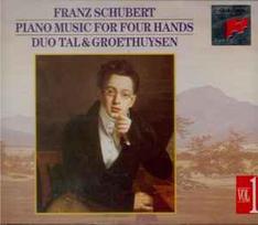 CD Franz Schubert *, & Duo Tal & Groethuysen - Piano Music For Four Hands, Vol. 1