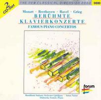 CD Mozart* • & Beethoven* • & Ravel* • & Grieg* - & Rundfunk Sinfonie Orchester Ljubljana*, & Anton Nanut, & Dubravka Tomsic - Berühmte Klavierkonzerte = Famous Piano Concertos