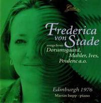 CD Frederica von Stade, & Martin Isepp - Songs From Dorumsgaard, Mahler, Ives, Poulenc, A.O. - Edinburgh 1976 (naudota)