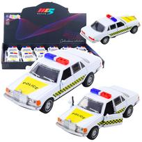 Policijos automobilis metalinis 1:32 su atidaromomis durimis 13 cm