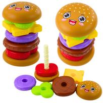 Dėlionė vaikams 7 dalių burgerio tema