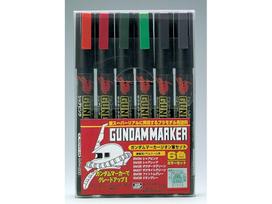 Mr.Hobby - Gundam Marker Zeon Set markerių komplektas, GMS-108