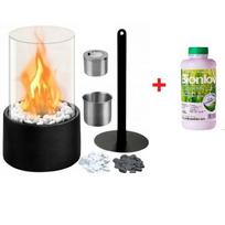 BIOHEAT ETNA BLACK pastatomas stalinis biožidinys su biokuru Bionlov 1l