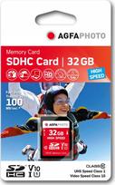 Atm.kort Micro SD AgfaPhoto 32GB Class 10 UHS-I/U1 V10 (SB6035)