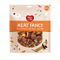 HAP Meat Fancy jautienos ir menkės skanėstai šunims, 500 g