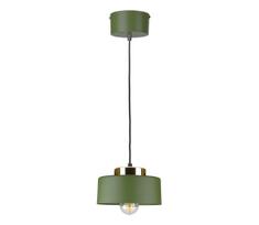 Pakabinamas šviestuvas ant laido IGNIA 1xE27/60W/230V žalias/auksinis