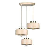 Liustra ant laido IGNIA 3xE27/60W/230V smėlio/auksinė